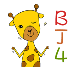 Cute Mr. Giraffe 2 (Netizen's buzzwords) sticker #5151129