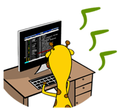 Cute Mr. Giraffe 2 (Netizen's buzzwords) sticker #5151135