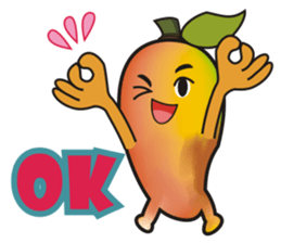 Happy Mangoes sticker #5151246