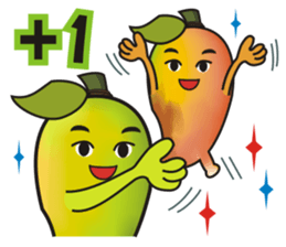 Happy Mangoes sticker #5151248