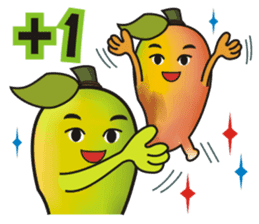 Happy Mangoes sticker #5151248