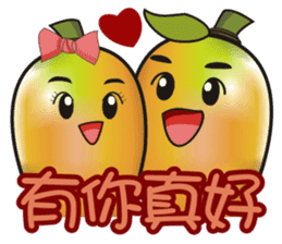 Happy Mangoes sticker #5151276