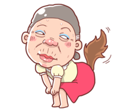 Taiwan grandmother 10 sticker #5151504