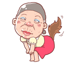 Taiwan grandmother 10 sticker #5151504