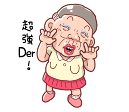 Taiwan grandmother 10 sticker #5151510