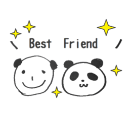 Qute Panda Sticker sticker #5152366