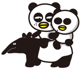 Two Little Pandas sticker #5153354