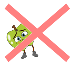 Mr. green apple sticker #5153777