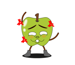 Mr. green apple sticker #5153794