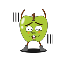 Mr. green apple sticker #5153796