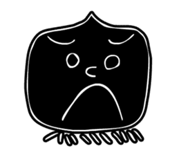 Face - Black and White sticker #5153846