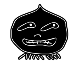 Face - Black and White sticker #5153848