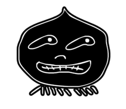 Face - Black and White sticker #5153848