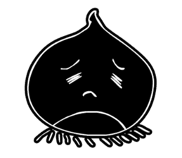 Face - Black and White sticker #5153850