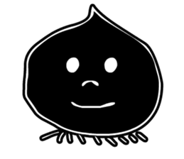 Face - Black and White sticker #5153852