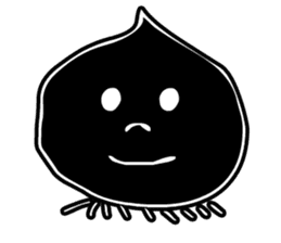 Face - Black and White sticker #5153852