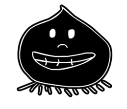 Face - Black and White sticker #5153857