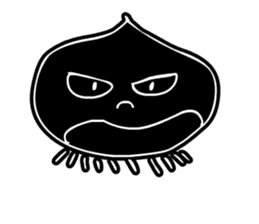 Face - Black and White sticker #5153859