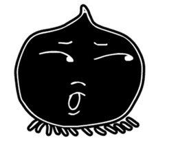 Face - Black and White sticker #5153864