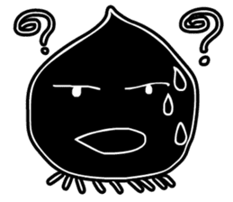 Face - Black and White sticker #5153873