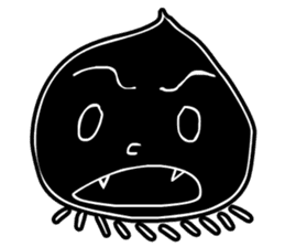 Face - Black and White sticker #5153877