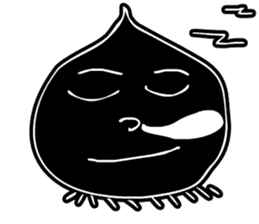 Face - Black and White sticker #5153882