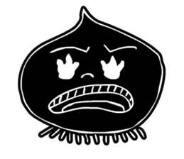 Face - Black and White sticker #5153883