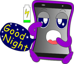 Cell phone people sticker #5154088