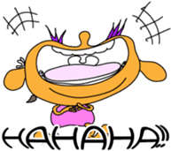 Kona with tropical island friends sticker #5154256