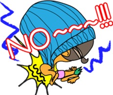 Kona with tropical island friends sticker #5154257