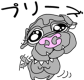 Kona with tropical island friends sticker #5154270