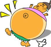 Kona with tropical island friends sticker #5154271