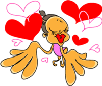 Kona with tropical island friends sticker #5154275