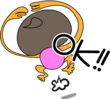 Kona with tropical island friends sticker #5154283