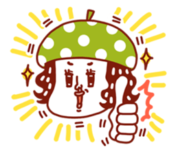 Kinokomatsumuri sticker #5154414