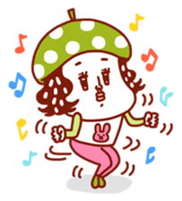 Kinokomatsumuri sticker #5154428