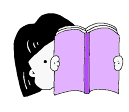 Bob cut Girl. sticker #5154465