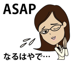 English/Japanese conversation sticker 3 sticker #5154818
