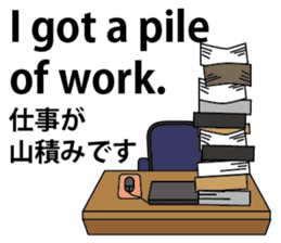 English/Japanese conversation sticker 3 sticker #5154844