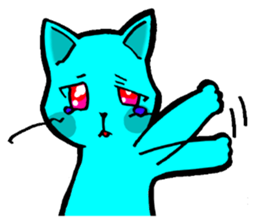 Cat  sometimes sticker #5154897