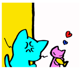 Cat  sometimes sticker #5154906