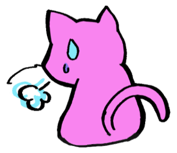 Cat  sometimes sticker #5154927