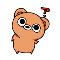 The dairy life of Little Jhon Bear. sticker #5155872