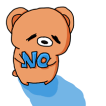 The dairy life of Little Jhon Bear. sticker #5155879