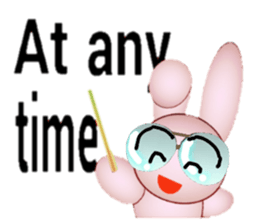YUMMY of rabbit!    - English  version - sticker #5156015