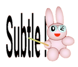 YUMMY of rabbit!    - English  version - sticker #5156019