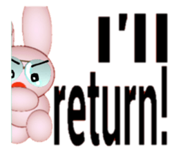 YUMMY of rabbit!    - English  version - sticker #5156040