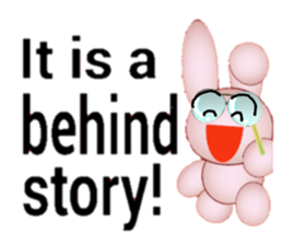 YUMMY of rabbit!    - English  version - sticker #5156042