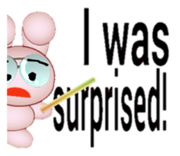 YUMMY of rabbit!    - English  version - sticker #5156047