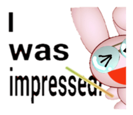 YUMMY of rabbit!    - English  version - sticker #5156048